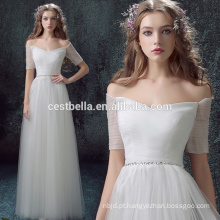 Preço de fábrica Sweetheart Lace White Sexy Princess Wedding Dress 2016